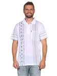 EloModa Poloshirt Herren Polo-Hemd Weiß/Creme/Hellblau/Schwarz