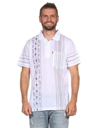 EloModa Poloshirt Herren Polo-Hemd Weiß/Creme/Hellblau/Schwarz