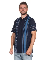 EloModa Poloshirt Herren Polo-Hemd Blau/Hellblau