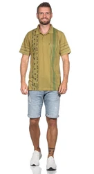 EloModa Poloshirt Herren Polo-Hemd Dunkelgrün/Khaki/Grün