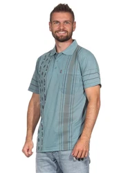 EloModa Poloshirt Herren Polo-Hemd Blau/Hellblau/Grau/Grün