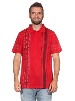 EloModa Poloshirt Herren Polo-Hemd Rot