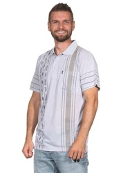 EloModa Poloshirt Herren Polo-Hemd Weiß/Hellblau/Grau/Creme