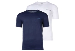 Emporio Armani T-Shirt CORE LOGOBAND Blau/Wei