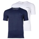Emporio Armani T-Shirt CORE LOGOBAND Blau/Wei