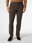 Finshley & Harding Stoffhose Dylan Khaki/Dunkelbraun/Braun/Grau/Bordeaux