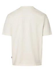 BOSS ORANGE T-Shirt Te_Patchwork Khaki/Beige/Weiß