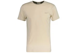 GANT Herren T-Shirt - CONTRAST LOGO Khaki/Beige