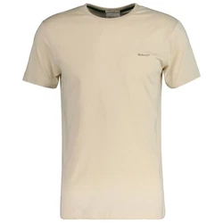 GANT Herren T-Shirt - CONTRAST LOGO Khaki/Beige