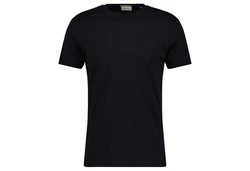 GANT Herren T-Shirt - CONTRAST LOGO Schwarz