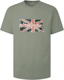 T-Shirt CLAG mit groem Logo-Print