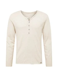 Key Largo Langarmshirt 'MLS00038' Khaki/Beige/Creme/Schwarz/Braun/Hellblau/Dunkelrot