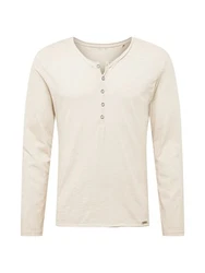 Key Largo Langarmshirt 'MLS00038' Khaki/Beige/Creme/Schwarz/Braun/Hellblau/Dunkelrot