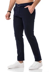 Redbridge Chinohose mit Gürtel  Navy/Blau