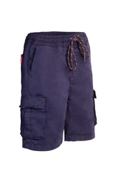 Manufaktur13 Cargoshorts Dunkelblau/Lila