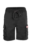 Manufaktur13 Cargoshorts Schwarz/Khaki/Dunkelgrau