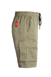 Manufaktur13 Cargoshorts Dunkelgrün/Khaki