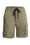 Manufaktur13 Cargoshorts Dunkelgrün/Khaki