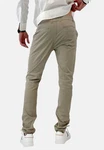 Elara Chinohose Slim Fit Khaki/Weiß/Beige Elara Chinohose Slim Fit Khaki/Weiß/Beige