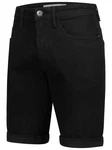 Indicode Herren Caden Jeans Shorts mit 5 Taschen Schwarz