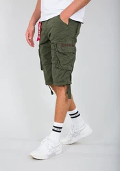 ALPHA INDUSTRIES Shorts 'Jet' Dunkelgrün/Khaki
