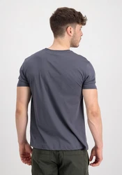 Alpha Industries T-Shirt Basic T ML Blau/Dunkelblau/Grau/Dunkelgrau