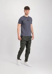 Alpha Industries T-Shirt Basic T ML Blau/Dunkelblau/Grau/Dunkelgrau
