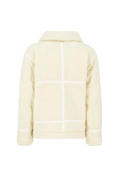 Alpha Industries Bomberjacke B-3 Teddy Beige/Weiß/Creme/Khaki/Gelb