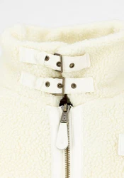 Alpha Industries Bomberjacke B-3 Teddy Beige/Weiß/Creme/Khaki/Gelb