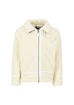 Alpha Industries Bomberjacke B-3 Teddy Beige/Weiß/Creme/Khaki/Gelb