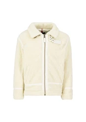 Alpha Industries Bomberjacke B-3 Teddy Beige/Weiß/Creme/Khaki/Gelb