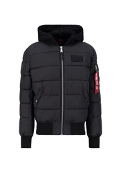 Alpha Industries Bomberjacke MA-1 ZH Puffer FD Schwarz/Grau