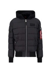 Alpha Industries Bomberjacke MA-1 ZH Puffer FD Schwarz/Grau