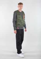 Alpha Industries Blouson Utility Vest Dunkelgrün/Grün
