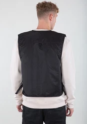 Alpha Industries Blouson Utility Vest Schwarz/Orange/Dunkelblau/Dunkelgrau