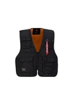 Alpha Industries Blouson Utility Vest Schwarz/Orange/Dunkelblau/Dunkelgrau