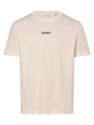Gant T-Shirt Style CONTRAST SMALL LOGO TSHIRT Khaki/Grau/Braun