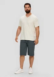s.Oliver Bermuda-Hose Relaxed Fit Dunkelblau/Blau/Dunkelgrau/Grau/Hellblau