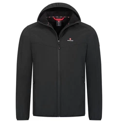Hhenhorn Softshelljacke Alpberg Herren Jacke Outdoor Schwarz/Dunkelgrau/Grau