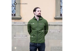 Hhenhorn Softshelljacke Alpberg Herren Jacke Outdoor 