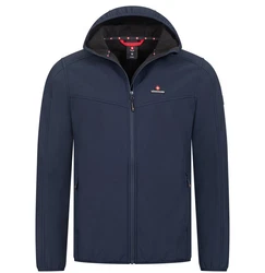 Hhenhorn Softshelljacke Alpberg Herren Jacke Outdoor Dunkelblau/Hellblau/Blau