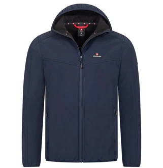 Hhenhorn Softshelljacke Alpberg Herren Jacke Outdoor Dunkelblau/Hellblau/Blau