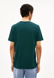 Armedangels T-Shirt JAAMES Dunkelgrün/Türkis/Grün