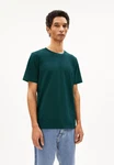 Armedangels T-Shirt JAAMES Dunkelgrün/Türkis/Grün