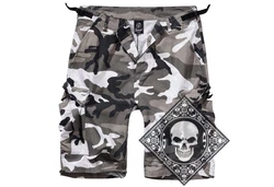 Brandit Cargoshorts Cargo Shorts kurze Hose Dunkelgrün/Khaki