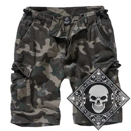 Cargoshorts Cargo Shorts kurze Hose Ripstop Army mit UD Bandana