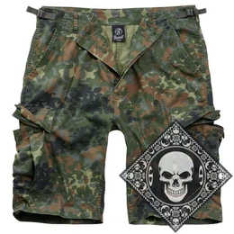 Cargoshorts Cargo Shorts kurze Hose Ripstop Army mit UD Bandana