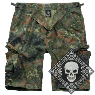 Brandit Cargoshorts Cargo Shorts kurze Hose Dunkelgrün/Grün