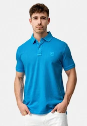 Indicode Poloshirt INJorah Blau/Hellblau