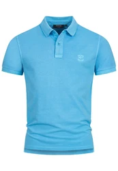 Indicode Poloshirt INJorah Blau/Hellblau